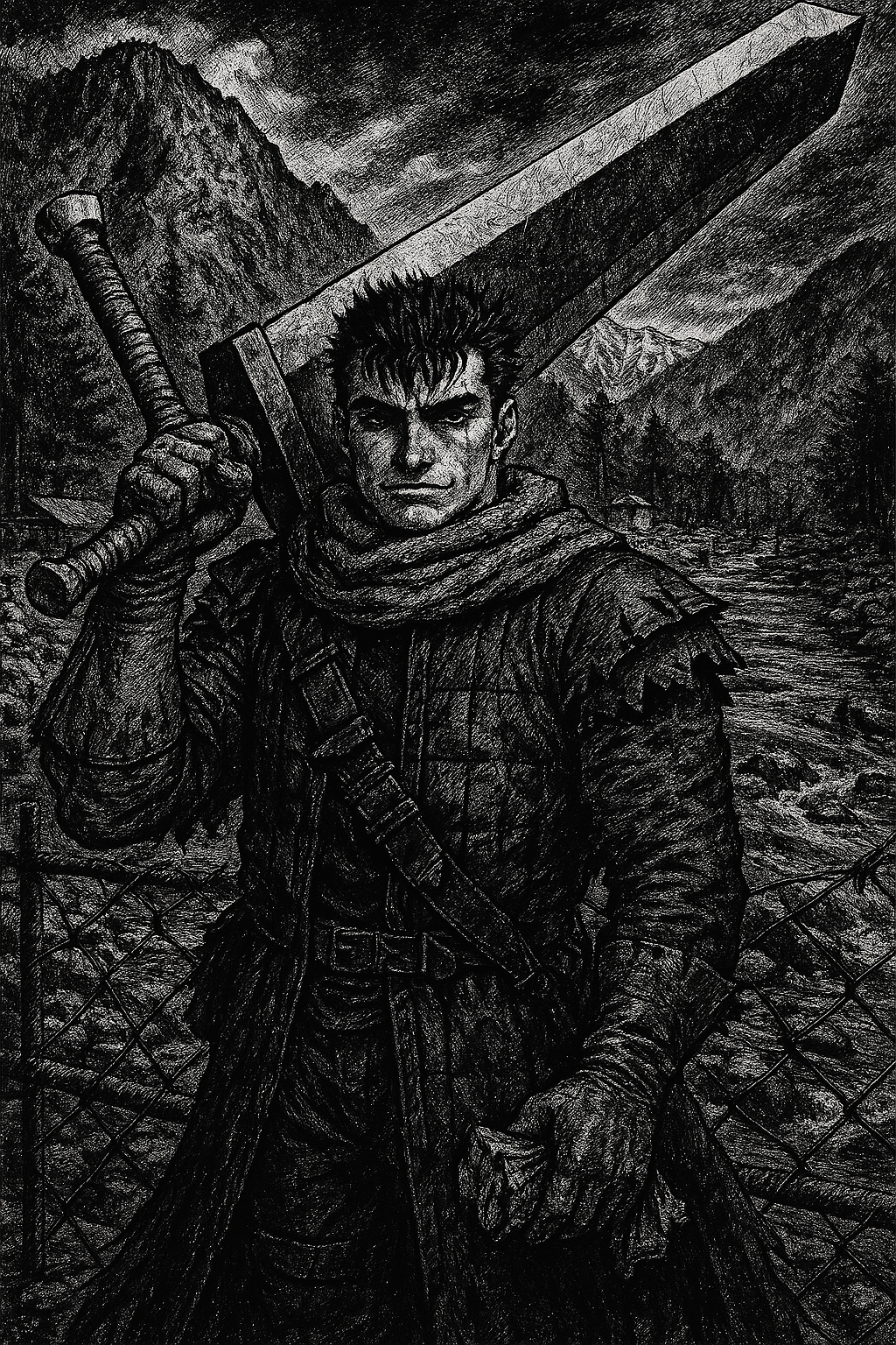 A berserk-style shot